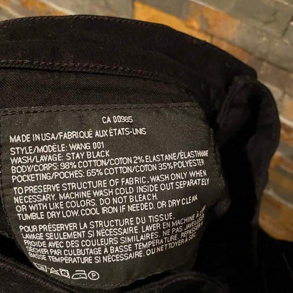 Alexander Wang Black Denim Style 001 (Mulitple Sizes) NWT - Picture 7 of 8